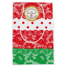 XMAS GIFT BAG MITTLERE GESCHENKTÜTE