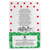 XMAS GIFT BAG MITTLERE GESCHENKTÜTE (Rückseite)