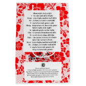 XMAS GIFT BAG MITTLERE GESCHENKTÜTE (Rückseite)