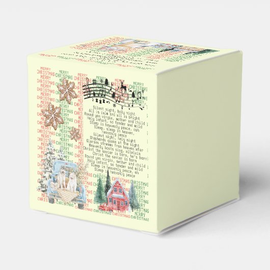 XMAS GIFT BOX GESCHENKSCHACHTEL (Rückseite)