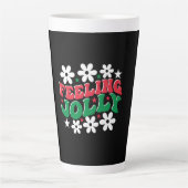 Xmas Gift Feeling Jolly Milchtasse (Vorderseite)