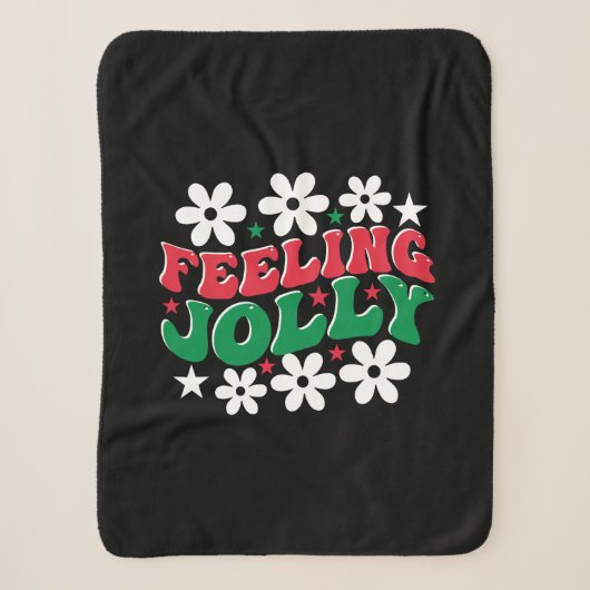 Xmas Gift Feeling Jolly Sherpadecke (Vorderseite)