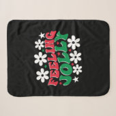 Xmas Gift Feeling Jolly Sherpadecke (Vorderseite (Horizontal))