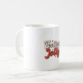 Xmas Gift Gefühl Jolly Kaffeetasse (Vorderseite Links)