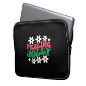 Xmas Gift Gefühl Jolly Laptopschutzhülle (Vorderseite Links)