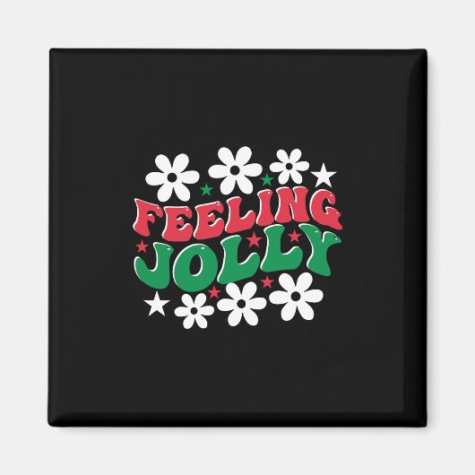 Xmas Gift Gefühl Jolly Magnet (Vorne)