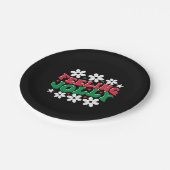 Xmas Gift Gefühl Jolly Pappteller (Schrägansicht)