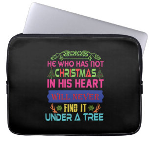 Xmas Gift He Who Has Not Christmas Laptopschutzhülle