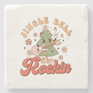 Xmas Gift Jingle Bell Rockin Steinuntersetzer