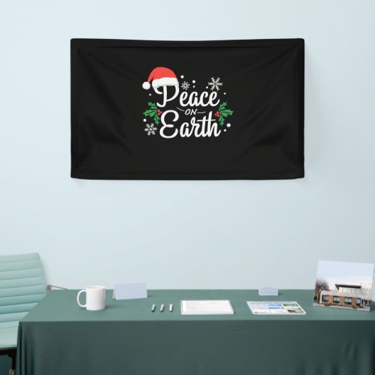 Xmas Gift Peace On Earth Banner (Messeveranstaltung)