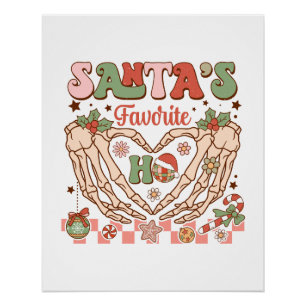 Xmas Gift Santa's Lieblings-Ho Poster