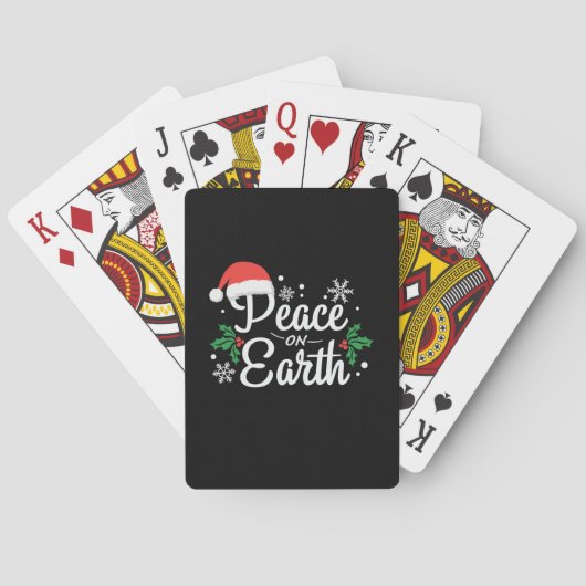 Xmas Gift Weltfrieden Spielkarten (Rückseite)