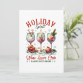 Xmas Gift Wine tasting in der Fattoria Einladung (Stehend Vorderseite)