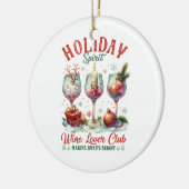 Xmas Gift Wine tasting in der Fattoria Keramik Ornament (Links)