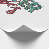 Xmas Gift Winter Vibes Geschenkpapier (Ecke)