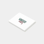 Xmas Gift Winter Vibes Post-it Klebezettel (angewinkelt)
