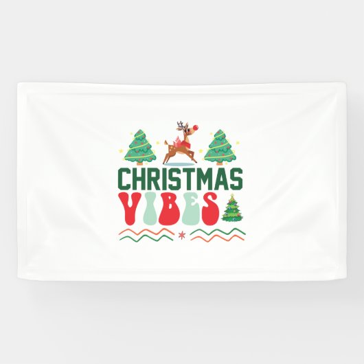 Xmas Gift Xmas Vibes Banner (Horizontal)