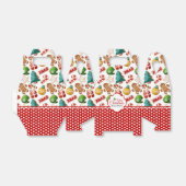 Xmas Gingerbread Cookies Cute Pattern Geschenkschachtel (Ungefaltet)