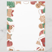 Xmas Gingerbread Kinder wollen Brief an Santa (Rückseite)