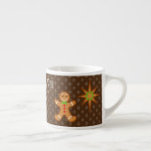 XmaS Gingerbread Pals-Candy Cane Benutzerdefiniert Espressotasse (Rechts)