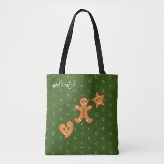 XmaS Gingerbread Pals-Candy Cane Benutzerdefiniert Tasche (Vorderseite)