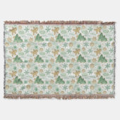 Xmas Gingerbread Winter Pattern Decke (Vorderseite)