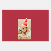 Xmas Gingerschnappwrapping Paper Flat Sheet Set 3 Geschenkpapier Set (Vorderseite 3)