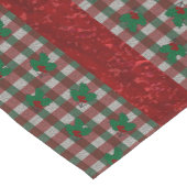 Xmas Gingham 14" x 72" Kurzer Tischläufer (Ecke)