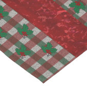 Xmas Gingham 16" x 108" Long Table Runner Großer Tischläufer (Ecke)