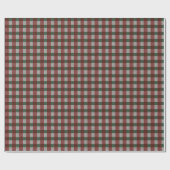Xmas Gingham 1940 Geschenkpapier (Flach)