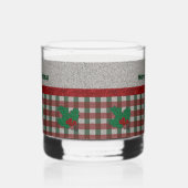Xmas Gingham 1940 - Personalisiert Whiskyglas (Links)