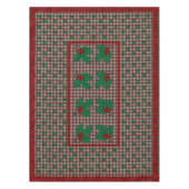 Xmas Gingham 52" x 70" Filmtabletten Tischdecke (Vorderseite)