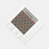 Xmas Gingham Paper Napkins Serviette (Ecke)