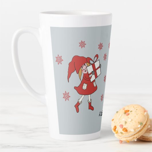 Xmas Girl Milchtasse (Beispiel)