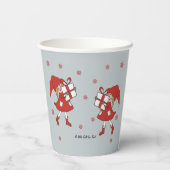 Xmas Girl Pappbecher (Rückseite)