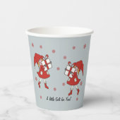 Xmas Girl Pappbecher (Vorderseite)