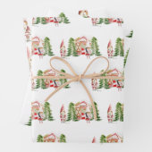 XMAS-Gnome-Design 1 Geschenkpapier Set (Beispiel)