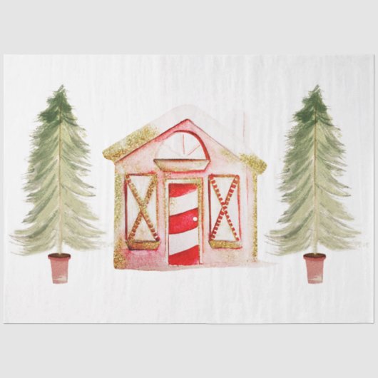 XMAS Gnome-Design 4 Seidenpapier (Vorderseite)