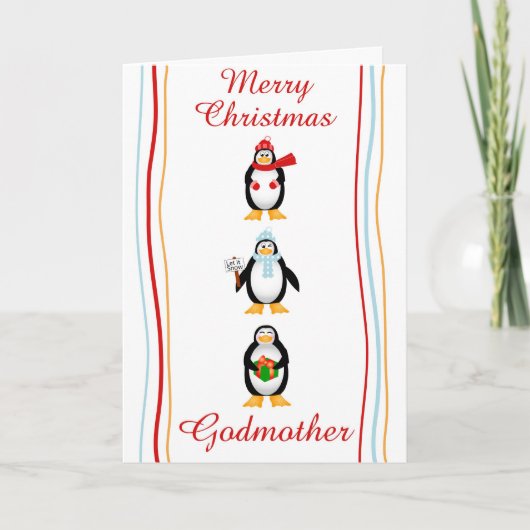 Xmas godmutter feiertagskarte (Vorderseite)