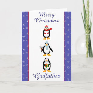 Xmas Godvater Grußkarte Feiertagskarte