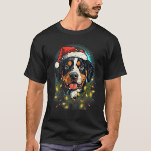 Xmas Greater Swiss Mountain Dog Angelnde Weihnacht T-Shirt