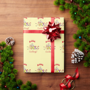 Xmas Greetings Geschenkpapier