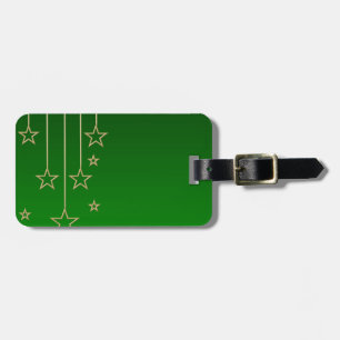 Xmas grün gepäckanhänger