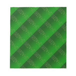 Xmas grün notizblock