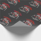Xmas Gruss Vom Krampus Christmas Devil Geschenkpapier (Ecke)