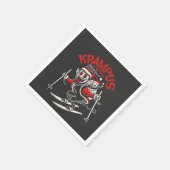 Xmas Gruss Vom Krampus Christmas Devil Serviette (Ecke)