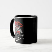 Xmas Gruss Vom Krampus Christmas Devil Tasse (Vorderseite Links)