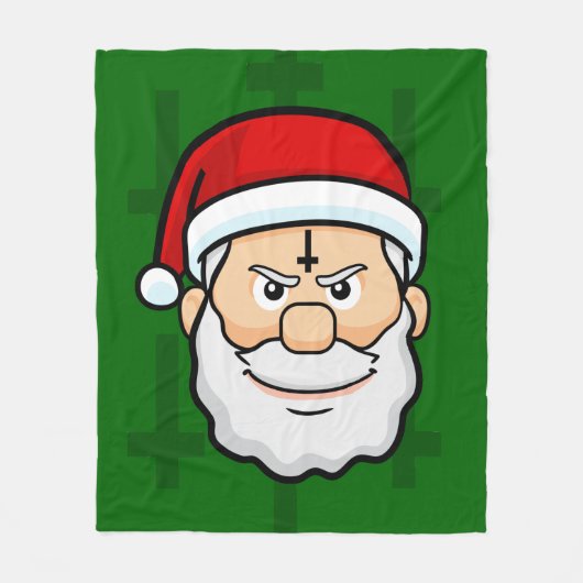 xmas hail santa fleecedecke (Vorderseite)