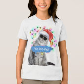 Xmas-Hemd Tri-Blend Shirt (Vorderseite)