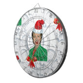 xmas-Hillary-Klaue Dartscheibe (Vorderseite rechts)